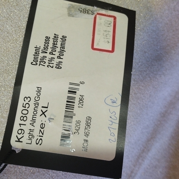 𝅺ST John women's tank top shirt size extra large light almond gold color NWT - Picture 4 of 10